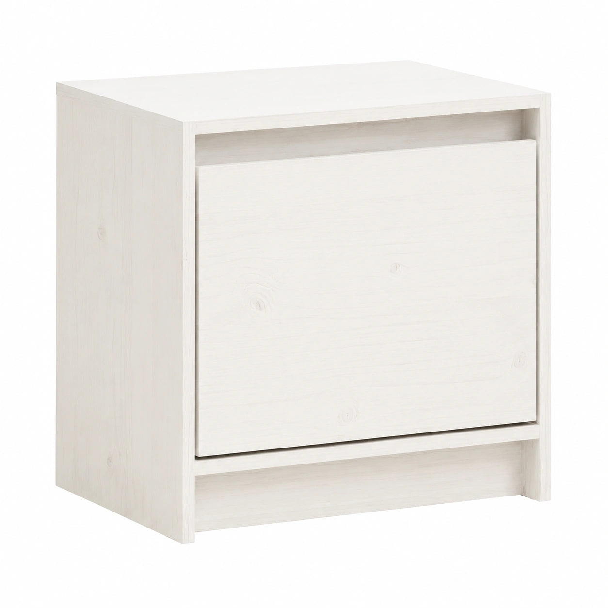Massiver Kiefernholz-Nachttisch mit Stauraum, Schlafzimmer-Beistellmöbel, robust und dekorativ