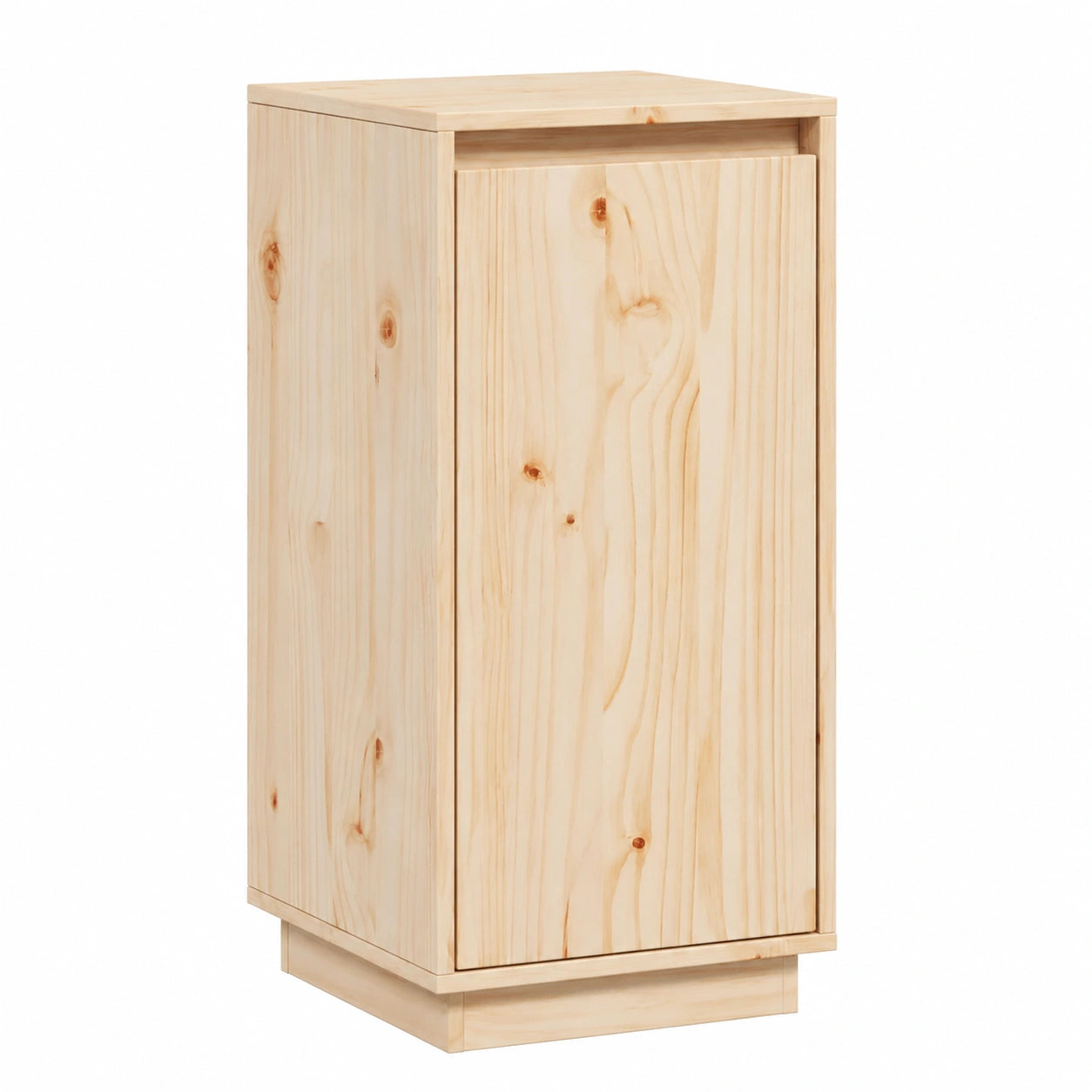 Moderner Kiefernholz-Sideboard mit Stauraum, 32x34x75 cm für Wohnzimmer, Flur & Schlafzimmer