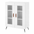 Moderner Homgoday Sideboard Küchenschrank in Weiß, 69,5 x 34 x 90 cm